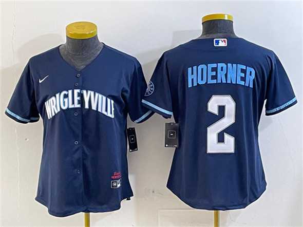 Women's Chicago Cubs #2 Nico Hoerner Navy City Connect Stitched Jersey,We sell and wholesale Women's Chicago Cubs #2 Nico Hoerner Navy City Connect Stitched Jersey on line form chian!